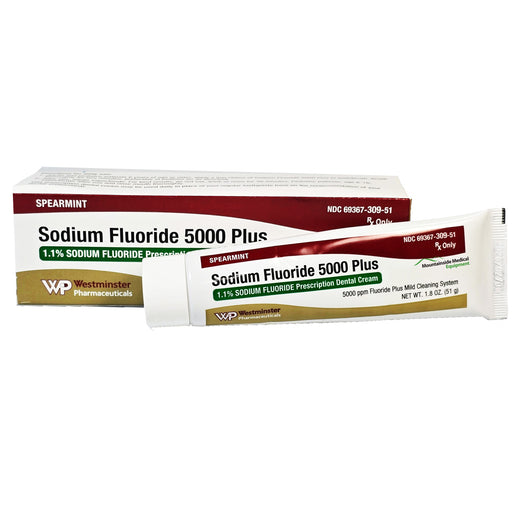 Sodium Fluoride 1.1% 5000 Dental Cream Toothpaste by Westminster NDC 69367-0309-51