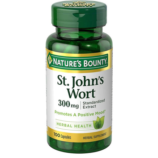 St Johns Wort 300mg by Natures Bounty 100 Capsules