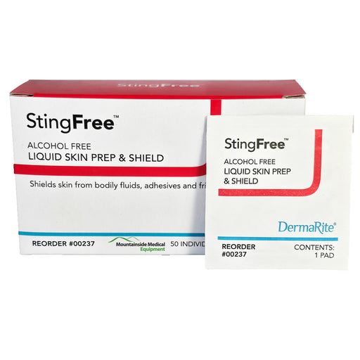 StingFree Liquid Skin Prep Skin Shield Barrier Wipes by Dermarite 00237