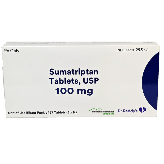 Sumatriptan Succinate 100 mg Blister Packby Dr Reddy NDC 55111-0293-98