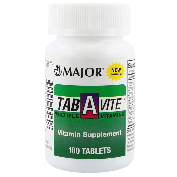 Tab-A-Vite Multivitamin Supplement 100 Count