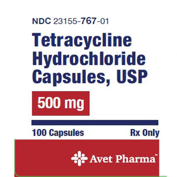 Tetracycline HCl Capsules 500 mg: Antibiotic for acne, respiratory, and urinary tract infections, promoting bacterial control and recovery.