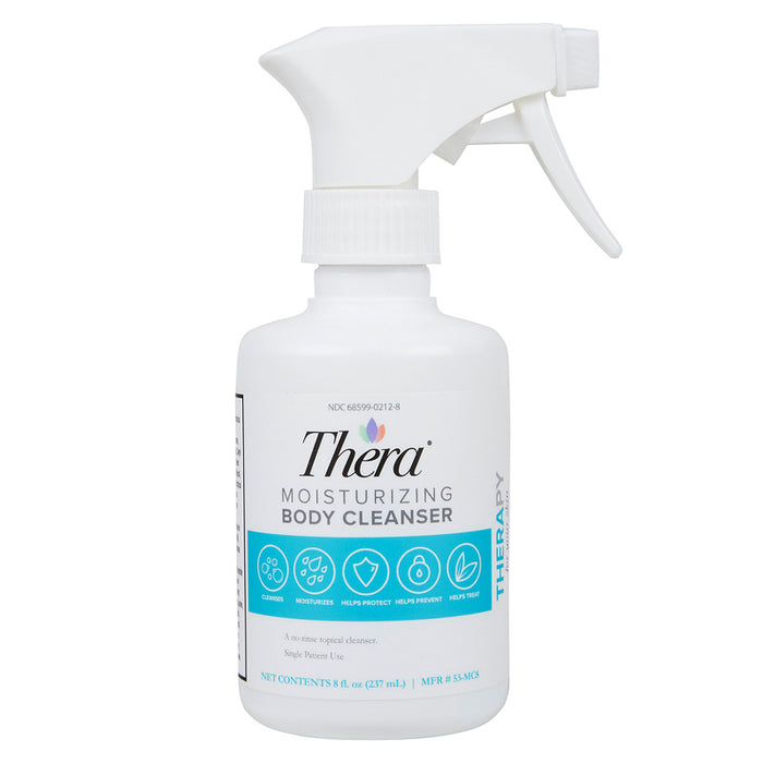 Thera Moisturizing Body Cleanser, Rinse Free with Hyaluronic Acid and Dimethicone by Mckesson 53-MC8