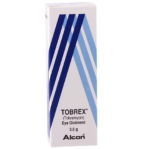 Tobrex Tobramycin Eye Ointment 0.3%, 3.5 mg Tube — Mountainside Medical ...