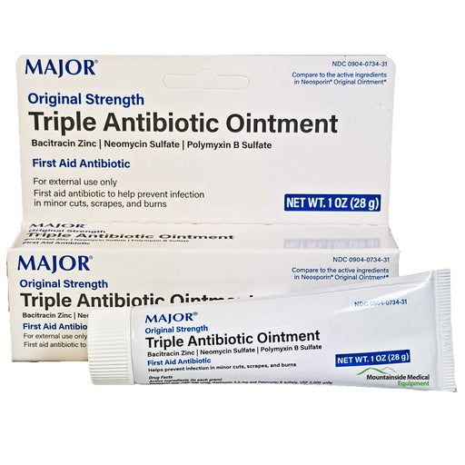 Triple Antibiotic Ointment 1 oz by Major NDC 00904-0734-31