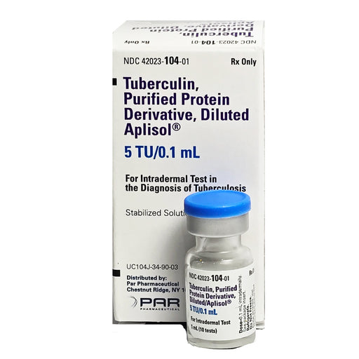 Tuberculin Purified Protein Derivative Diluted Aplisol 1 mL by Par Sterile NDC 42023-0104-01