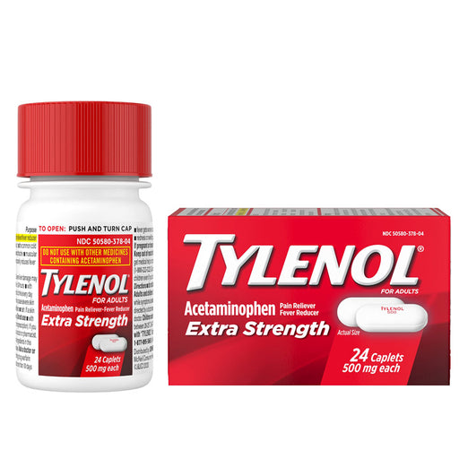 Tylenol Extra Strength Caplets 24 Count