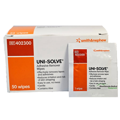 Uni-Solve Adhesive Remover Skin Wipes by Smith and Nephew 402300