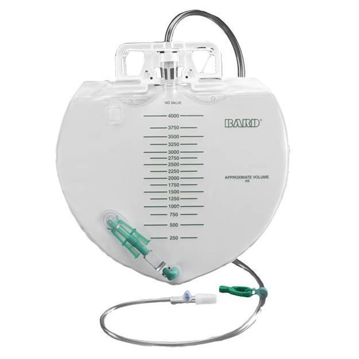 Urinary Drainage Bag 4000 mL by Bard Medical for safe urine collection with anti-reflux valve, enhancing patient health care.