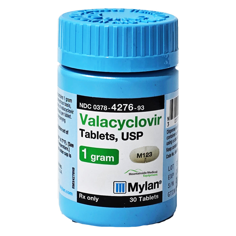 Valacyclovir Hydrochloride Tablets 1 Gram by Mylan 00378-4276-93