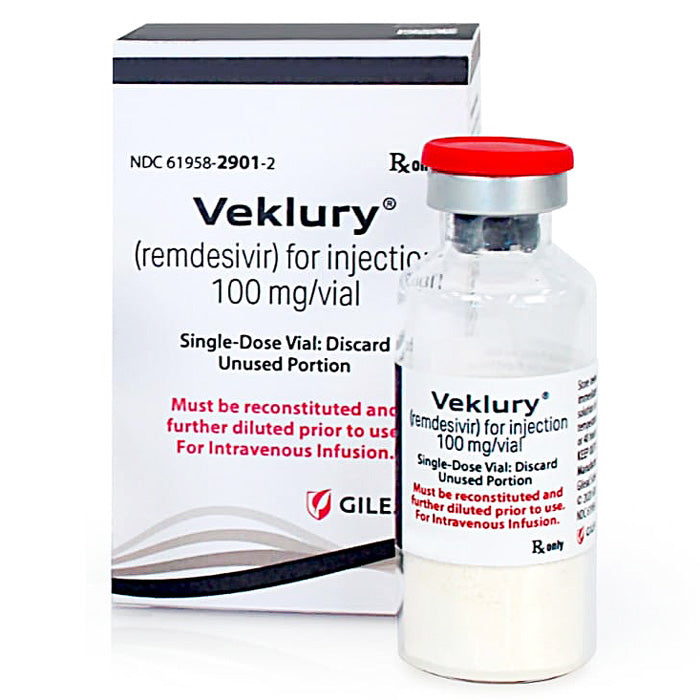 Veklury (remdesivir) for Injection 100 mg BY Gilead Sciences NDC 61958-2901-02