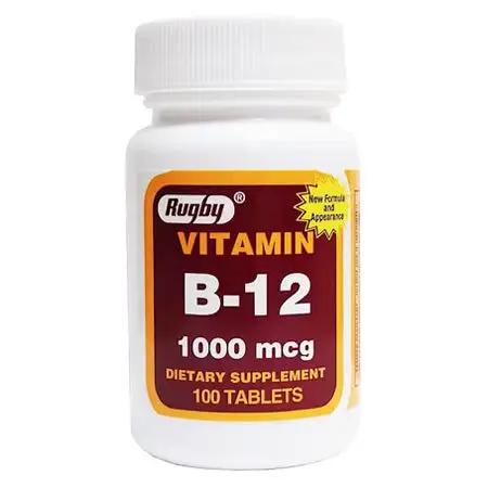 Vitamin B12 (Cyanocobalamin) Tablets 1000 mcg by Major Rugby Labs 00536-1366-01