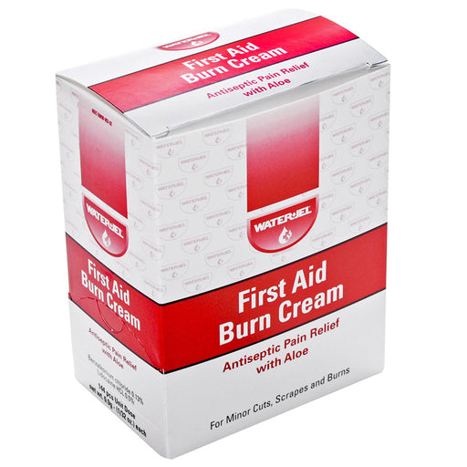 Water Jel First Aid Burn Cream with Aloe Vera Packets 144 Box