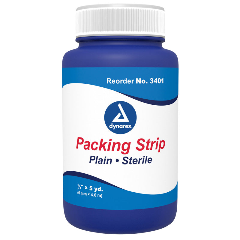 Wound Packing Gauze Strips in Plain or Iodoform, Sterile for effective healing and infection control.