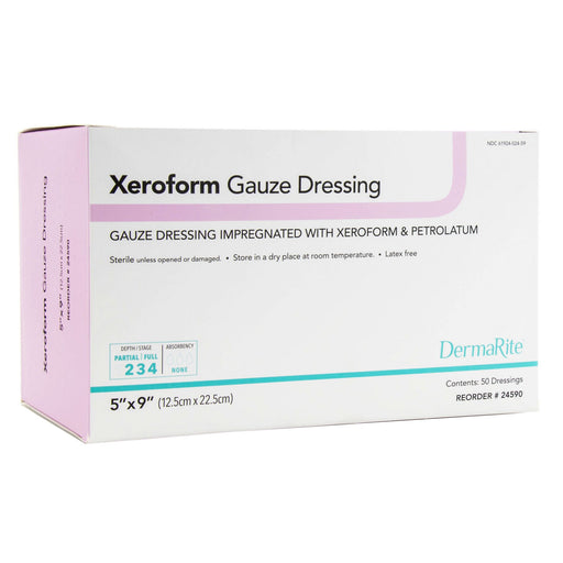 Xeroform Petrolatum Dressings 5 inch x 9 inch Sterile 50bx