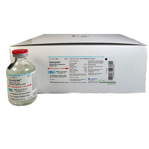 Xylocaine 2% Lidocaine with Epinephrine for Injection 1:100,000 - Effective Local Anesthetic for Pain Management and Surgical Procedures