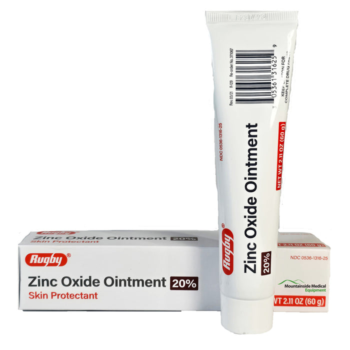 Zinc Oxide Ointment 60 gram Skin Protectant by Rugby Labs NDC 00536-1316-25