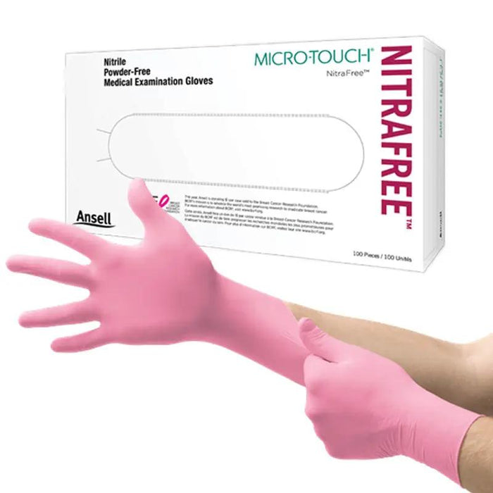 Pink Nitrile Gloves | Mountainside Medical Equipment
