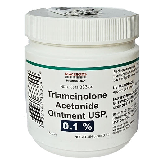 riamcinolone Acetonide Ointment 0.1% Pound Jar Macleods NDC 33342-0333-54