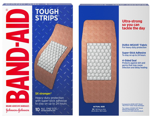 Band-Aid Flexible Fabric Strips Box/80