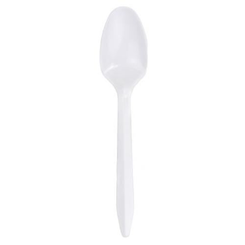 Spoons, Plastic - convenient and hygienic utensils perfect for safe, disposable dining and food service.