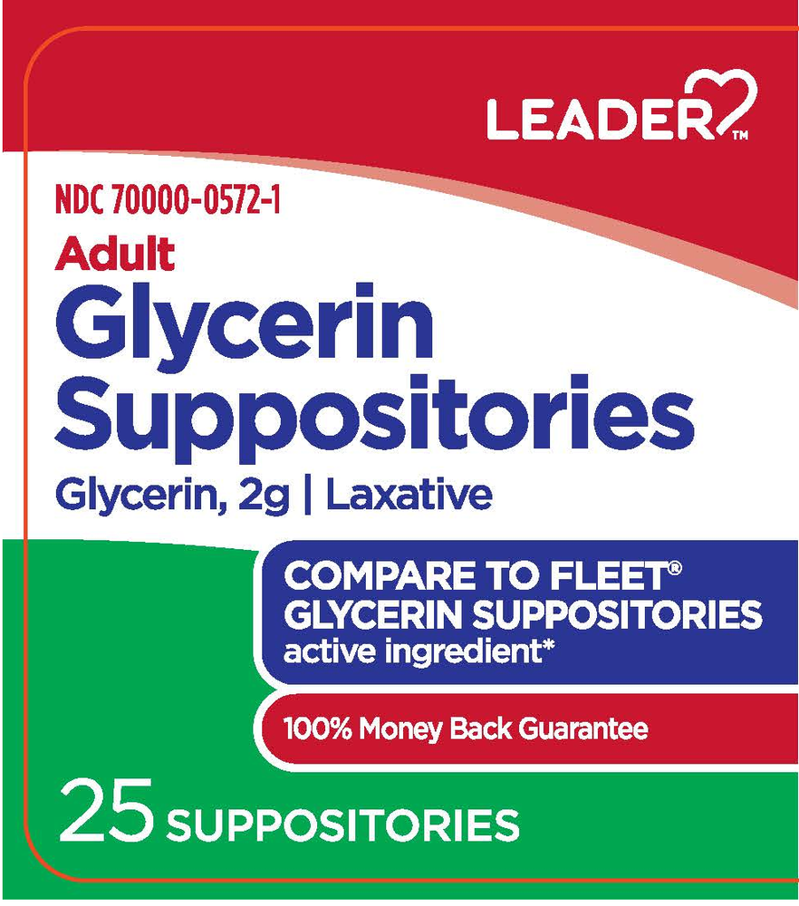 2 Pack- Fleet Glycerin Suppositories for Constipation Relief Adult