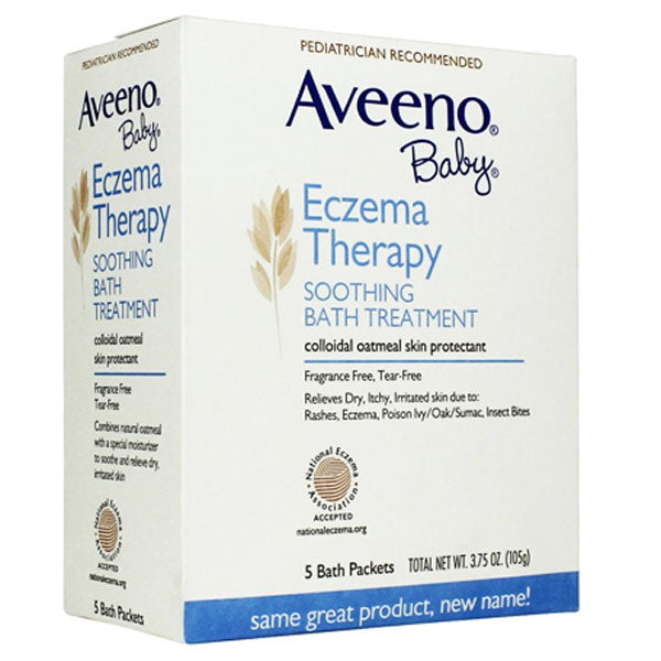 Aveeno Baby Eczema Soothing Bath Therapy Treatment, 5 Bath Packets —  Mountainside Medical Equipment