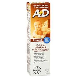 A&D Diaper Rash Ointment & Skin Protectant Original, 4 oz x 2 tubes