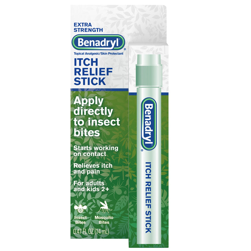 Benadryl Anti-Itch Allergy And Insect Bite Itch Relief Stick Extra Str ...