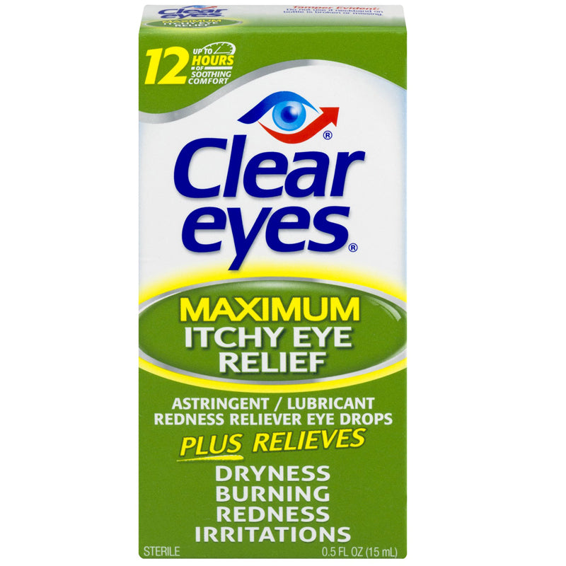 Clear Eyes Redness Relief Eye Drops 0.5 oz Each, 3 Pack