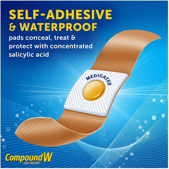 Compound W Maximum Strength One Step Wart Remover Pads | 14 Count | Pack of  3