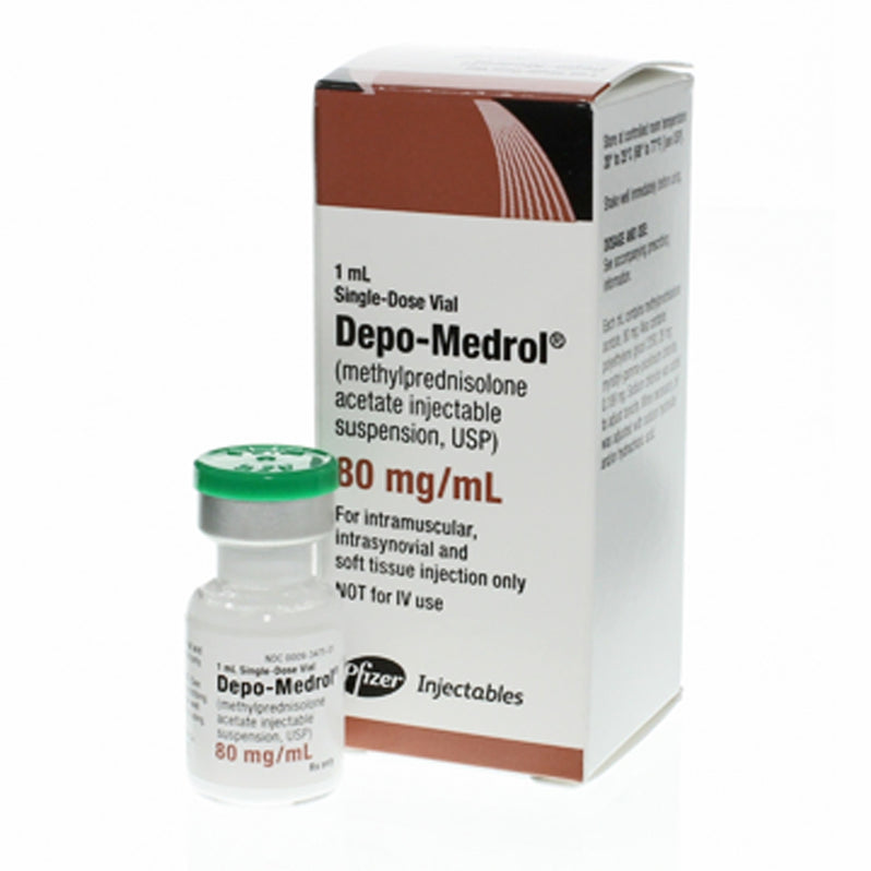 Depo-Medrol for Injection 80 mg, 1 mL (Rx) — Mountainside Medical Equipment