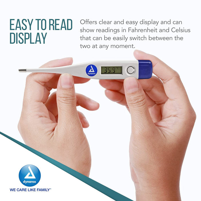 Digital Thermometer - Fast & Accurate Reading - Fahrenheit & Celsius