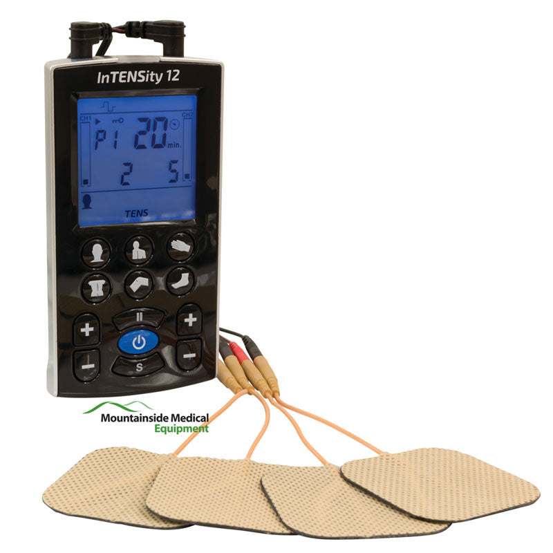 Buy Compass Health InTENSity 12 Digital Nerve Stimulation TENS Unit With Rechargeable Battery with 12 Pre-Set Treatment Programs  online at Mountainside Medical Equipment