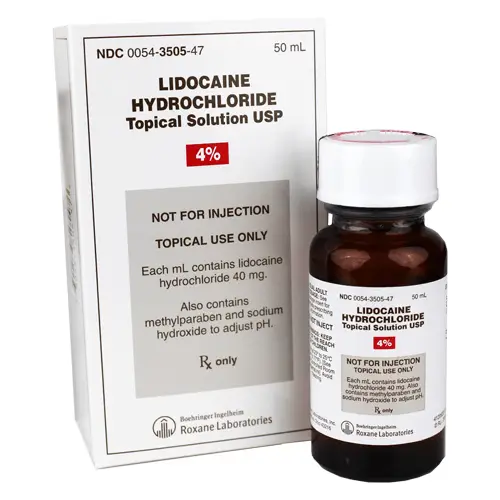 Lidocaine Hydrochloride Topical Solution 4%