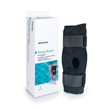 McKesson Wraparound Knee Brace, Hook-n-Loop Strap Closure with D-Rings —  Mountainside Medical Equipment