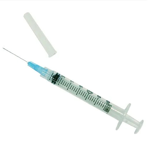 Standard Hypodermic Syringes with Needle, 100 Each per Box