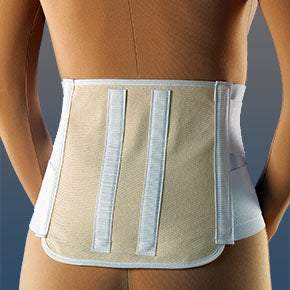 Lumbosacral Back Brace Elastic Support with Dual Compression Steels