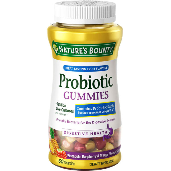 Buy Nature's Bounty Nature's Bounty Probiotic 4 Billion Live Cultures Gummies  online at Mountainside Medical Equipment