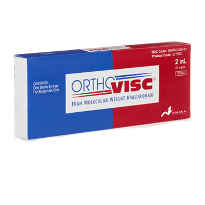 Orthovisc Injection Sodium Hyaluronate 2 mL Prefilled Syringe ...