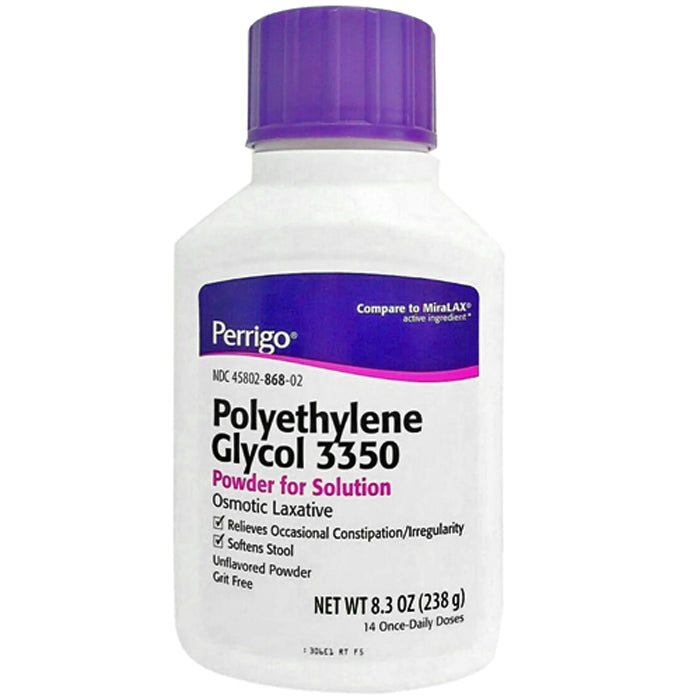 Polyethylene Glycol 3350 Powder, 8.3 oz — Mountainside Medical Equipment