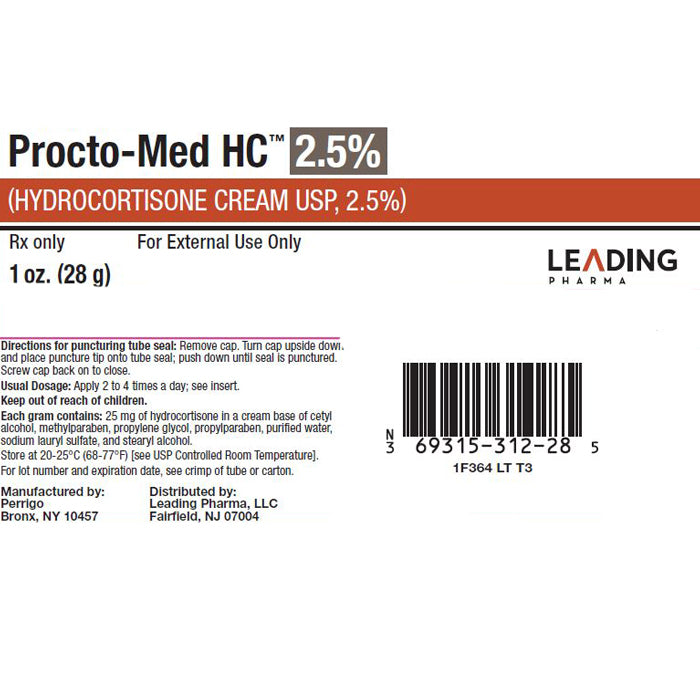 Procto-Med  Procto-Med HC Hydrocortisone Rectal Cream