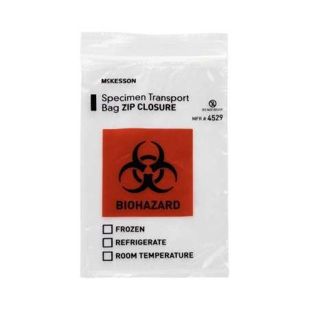 9'' x 11'' Adhesive Biohazard Specimen Transport 3 Wall Bag with Absorbent  SKU: 149-050-1015 - Integrity Products, Inc.