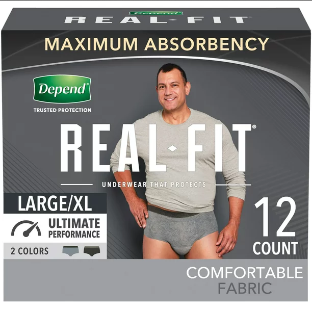 Incontinence Pull Up On Underwear Diapers for Men, Maximum