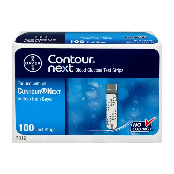 Bayer Contour Next Blood Glucose Monitoring Test Strips, 100 ct ...