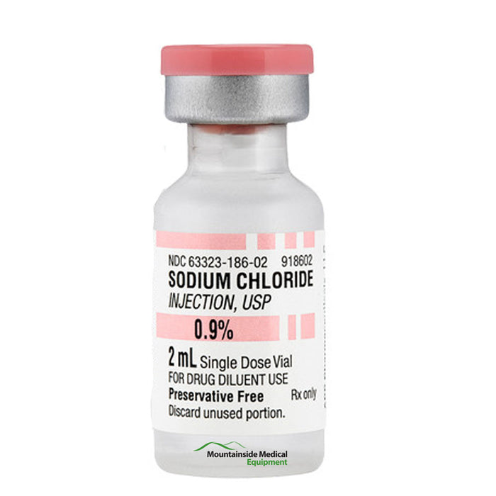 Sodium Chloride 0.9% For Injection 2mL, SDV  online at Mountainside Medical Equipment