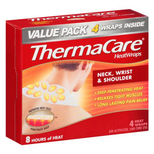 ThermaCare Heat Wraps for Neck Shoulder and Wrist — Mountainside