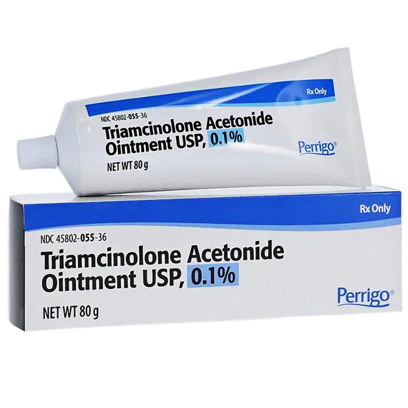 Triamcinolone Acetonide Ointment 0.1% 80 Gram Tube — Mountainside Medical