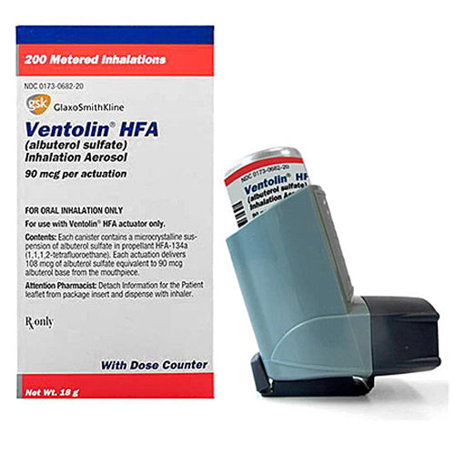 Ventolin HFA Inhaler 90 mcg, 18 gm