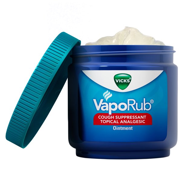 Vicks VapoRub Advanced Plus Cough Suppressant Topical Chest Rub, Analgesic  Ointment